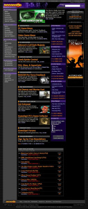 Podoba herního webu GameSpot v roce 2001