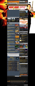 Podoba herního webu GameSpot v roce 2007
