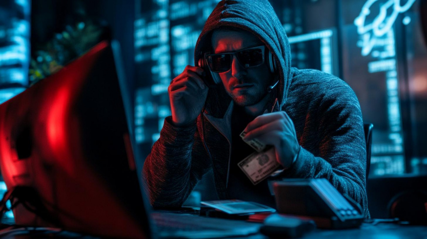 Podvod prováděný umělou inteligencí po telefonu (ilustrační obrázek) Podvod prováděný umělou inteligencí po telefonu (ilustrační obrázek)