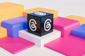 Logo sociální sítě Threads