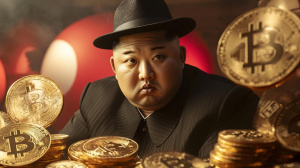 Kim Čong-Un v obležení kryptoměn (ilustrační obrázek)