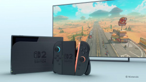 Nintendo Switch 2 s dokovací stanicí na oficiálním snímku