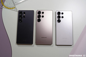 Samsung Galaxy S25 Ultra ve třech barevných variantách