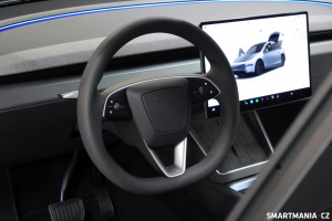 Detail interiéru Tesly Model Y