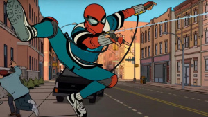 Snímek z animovaného seriálu Your Friendly Neighborhood Spider Man