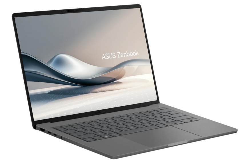 Počítač Asus Zenbook A14 na tiskovém snímku