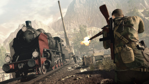 Přestřelka u železnice ve Sniper Elite 4