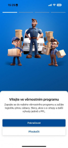 Věrnostní program v aplikaci mojePPL