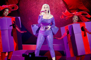 Popová zpěvačka Katy Perry během koncertu v roce 2019