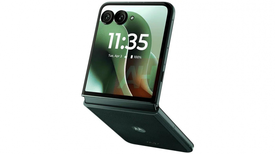 Motorola Razr 60 Ultra na uniklém tiskovém snímku
