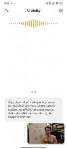 Můžete zmenšit video a zvětšit titulky, nebo naopak