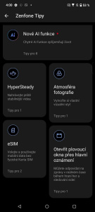 Zenfone vám na úvod představí, co umí