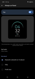 LTPO OLED displej moc nežere ani při always on použití