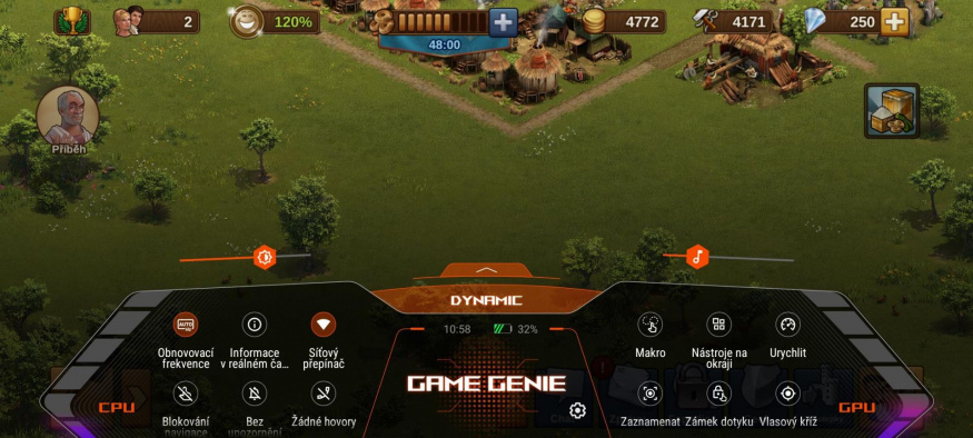 Maximální framerate je součástí Game Genie