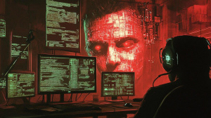 Zlý hacker (ilustrační obrázek)