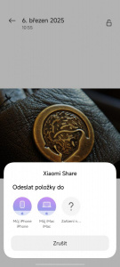 V nabídce se pak už objeví vaše spárované zařízení na jedné Wi-Fi
