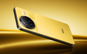 Smartphone Poco F7 Ultra ve žluté barvě