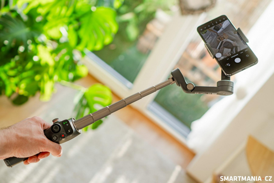 Maximální vysunutí selfie tyčky Maximální vysunutí selfie tyčky