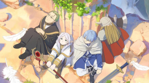 Snímek z anime Frieren