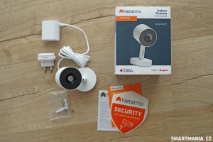 Netatmo Indoor Camera Advance a obsah balení