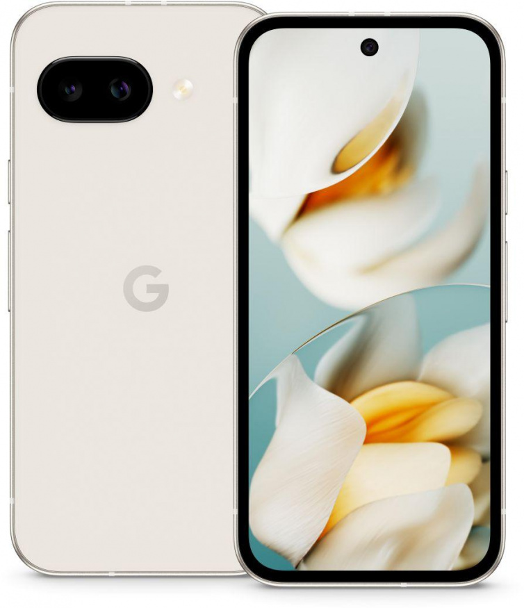 Pixel 9a v bílé barvě
