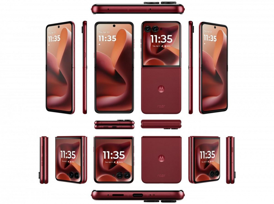 Motorola Razr 60 Ultra v barevné variantě Rio Red