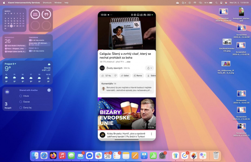 Přehrávání se automaticky přepne na váš Mac, včetně zvukového výstupu