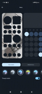 Barevná témata Nopthing OS přejímá z čistého Androidu