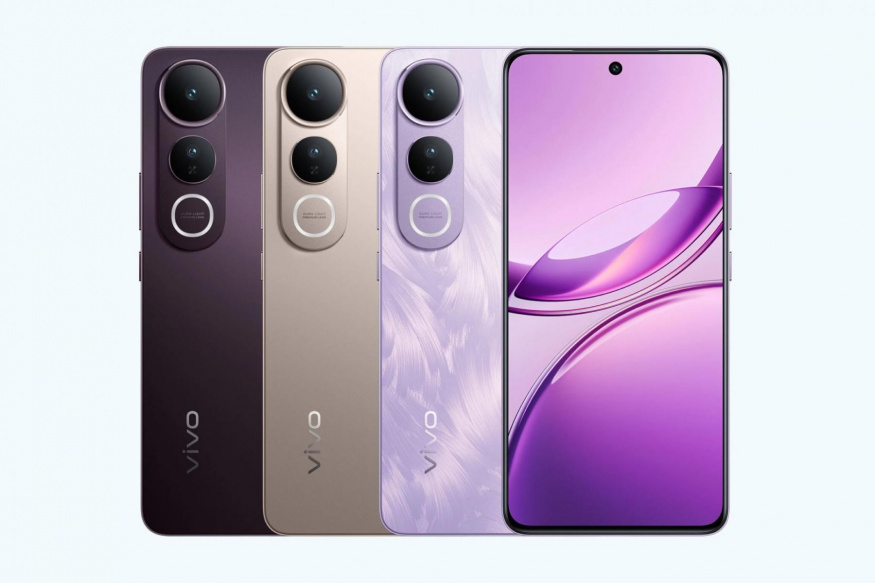 Smartphone Vivo V50 Lite ve všech barevných variantách Smartphone Vivo V50 Lite ve všech barevných variantách