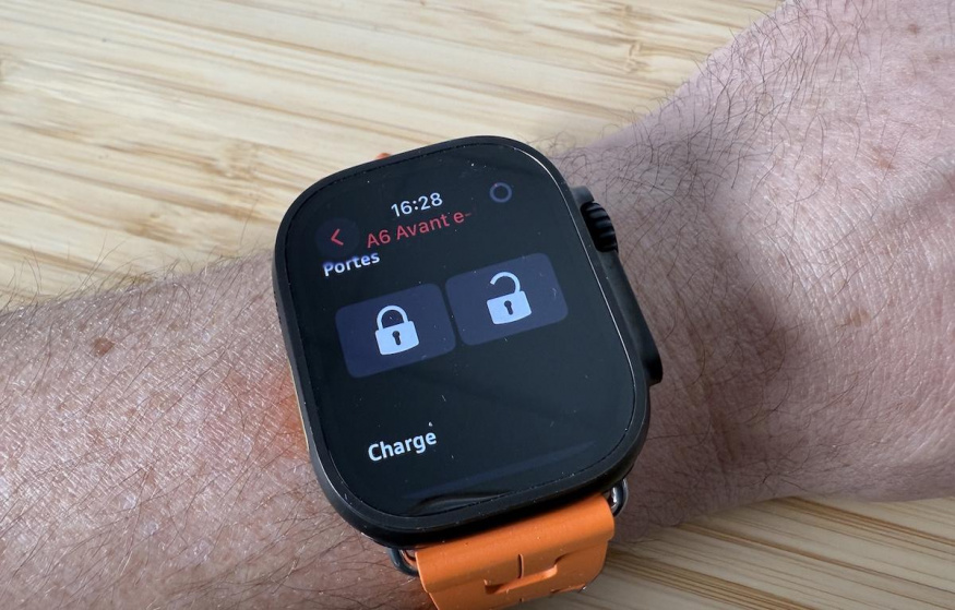 Digitální klíč od Audi v Apple Watch