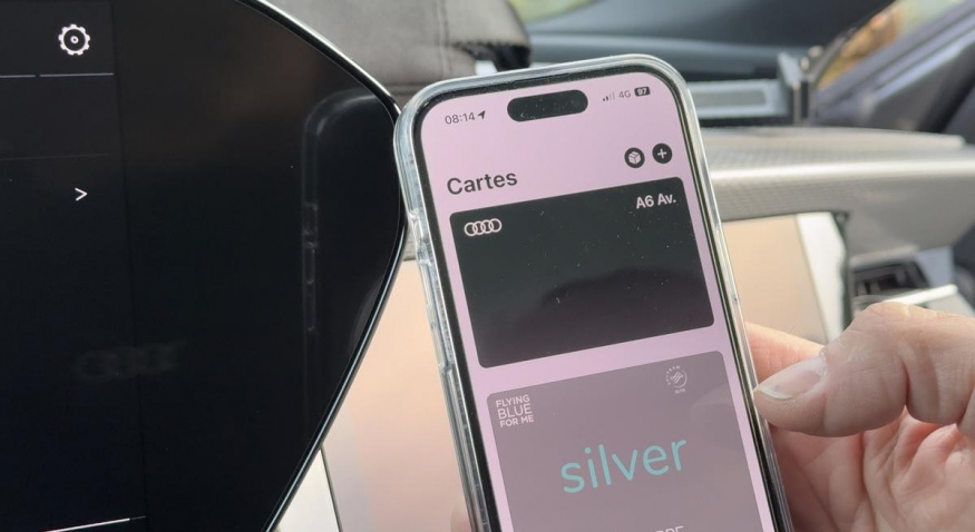 Digitální klíč od Audi v iPhonu