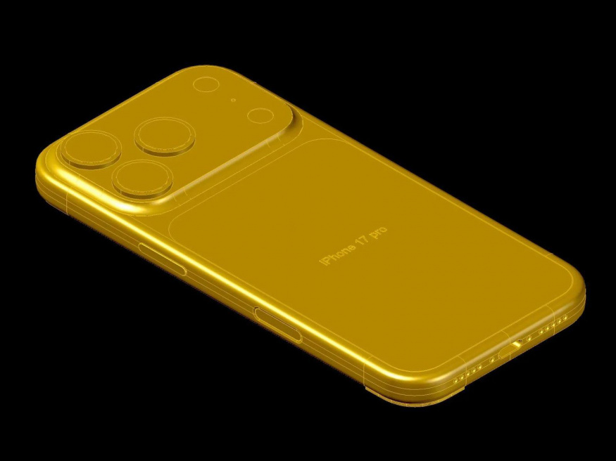 CAD render iPhonu 17 Pro