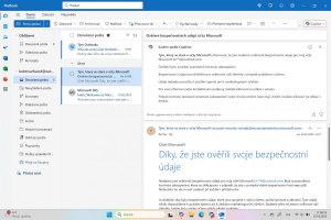 V e-mailové aplikaci Outlook se nabízí shrnutí zpráv