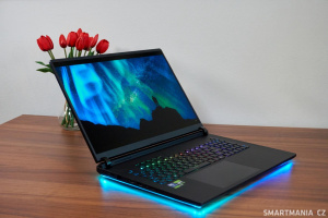 Efektní RGB prvky u notebooku Asus ROG Strix Scar 18