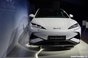 Představení elektromobilů BYD v Praze