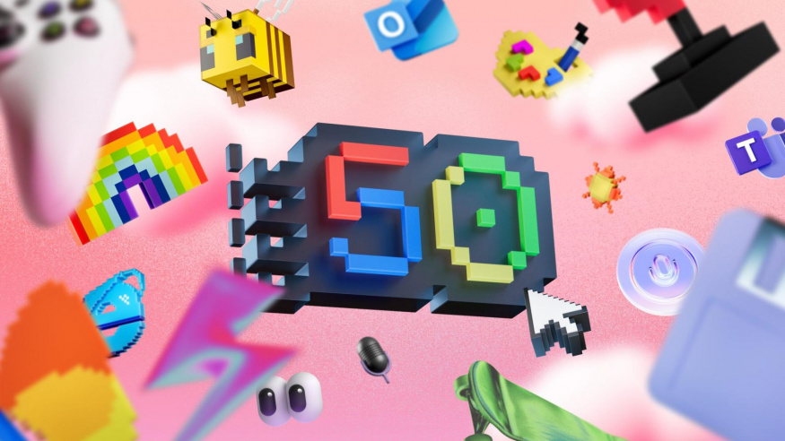 Microsoft slaví 50. narozeniny