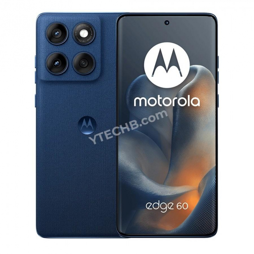 Motorola Edge 60 v modré barvě
