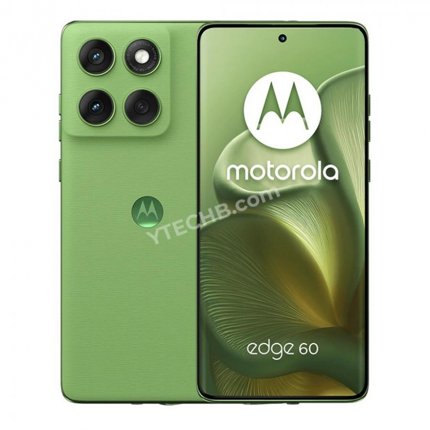Motorola Edge 60 v zelené barvě