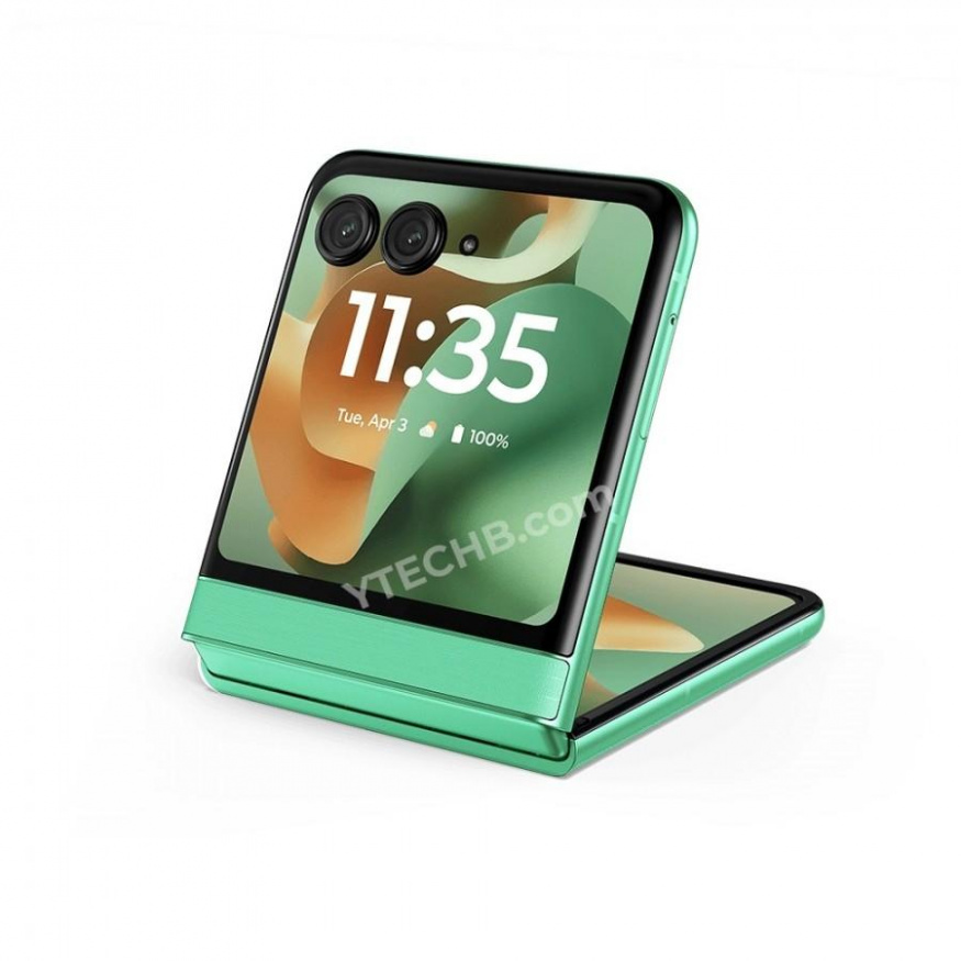 Motorola Razr 60 v zelené barvě