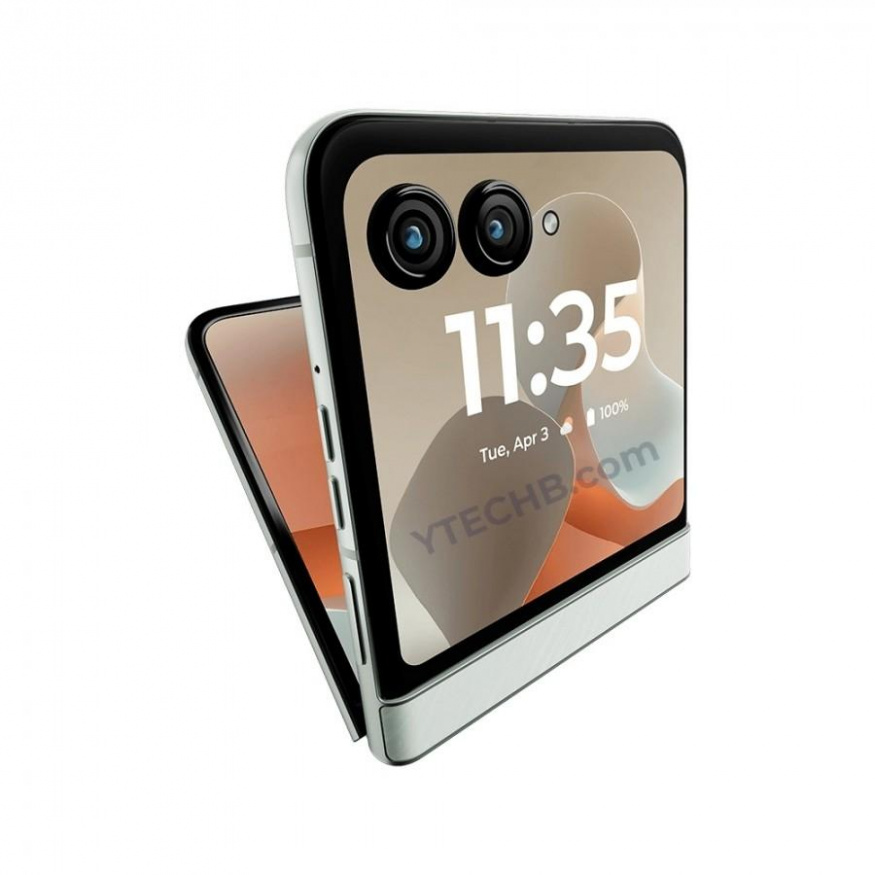Motorola Razr 60 v bílé barvě
