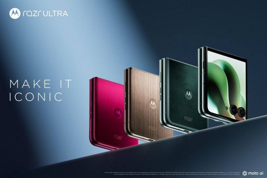 Motorola Razr 60 Ultra na propagačním snímku