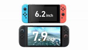Porovnání velikostí konzolí Nintendo Switch a Nintendo Switch 2