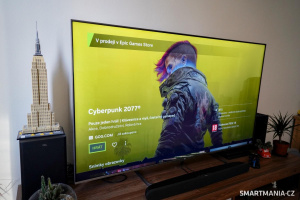 Služba Nvidia GeForce Now na televizoru