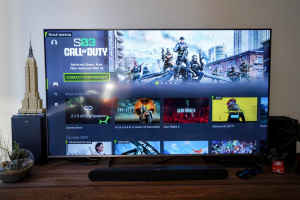 Služba Nvidia GeForce Now na televizoru