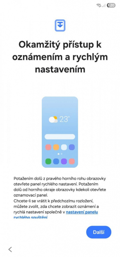 Uvítací obrazovka prostředí One UI 7