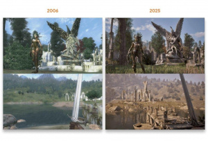 Snímek z remasteru hry The Elder Scrolls IV: Oblivion