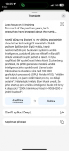 DeepL na iPhonu v Safari