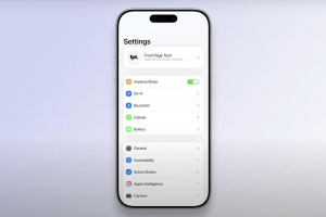 Koncept iOS 19 od Front Page Tech