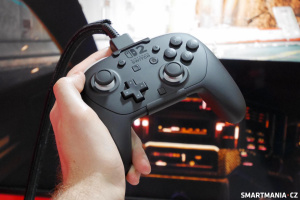 Zde jsme si vyzkoušeli i hraní na Switch Pro Controller