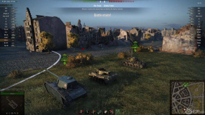 Screenshot ze hry World Of Tanks